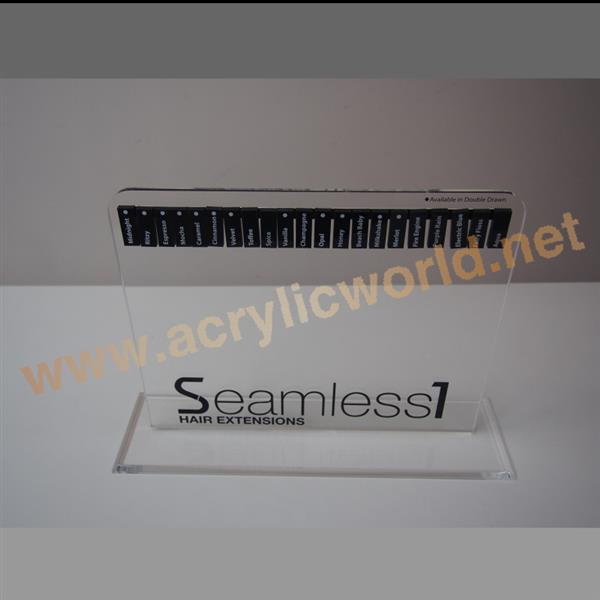 counter acrylic display stand for hair